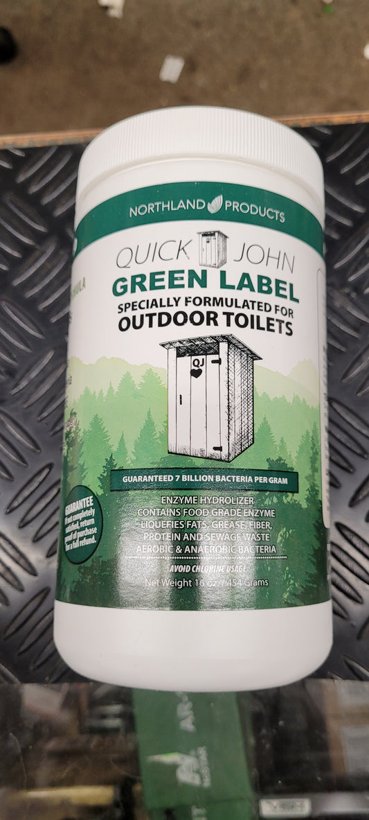 Outdoor Toilet Treatment Quick John - Extra Strong 7 Billion Bacteria per Gram
