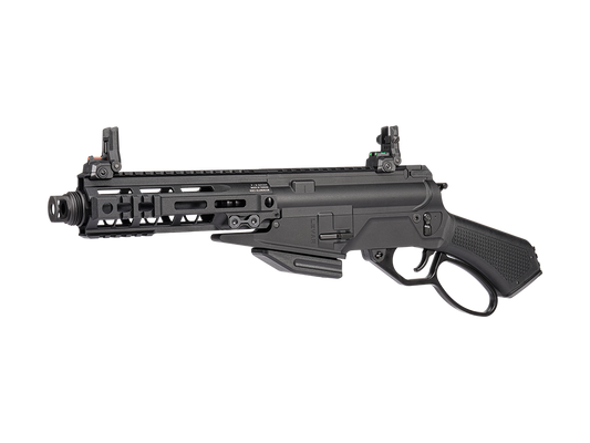 G&G LevAR 7 Inch Gas Powered Lever Action Rifle MODDED -scope, stock and fore grip