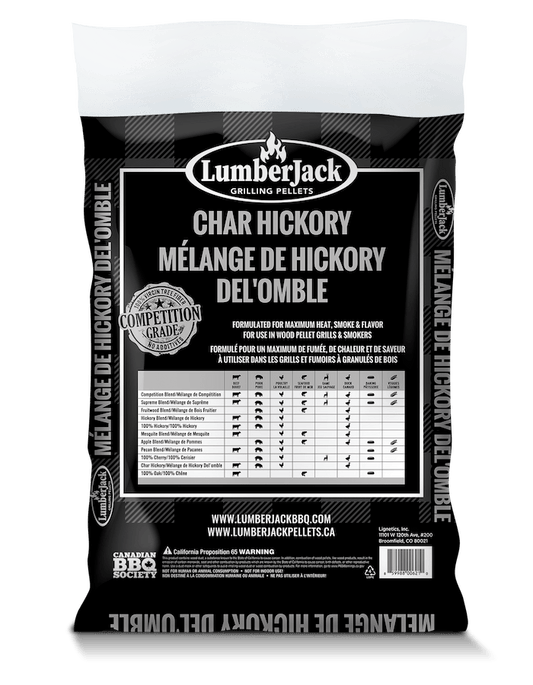 Lumberjack Char Hickory BBQ Pellets