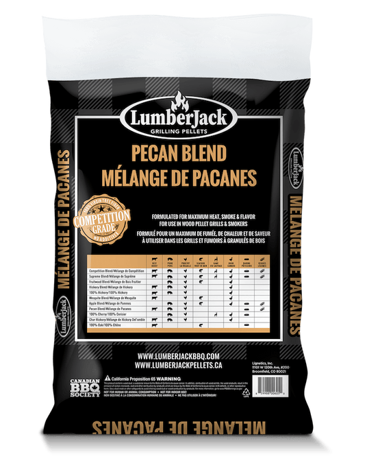 Lumberjack Pecan Blend BBQ Pellets - 20 lbs