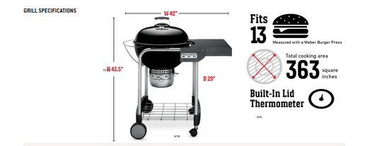 Performer Charcoal Grill 22"