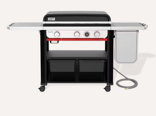 Slate™ 30" Rust-Resistant Griddle with Extendable Side Table