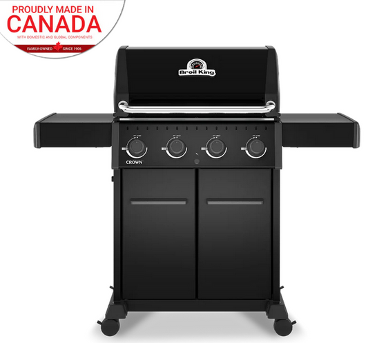 A 4 burner bbq, made in canada
