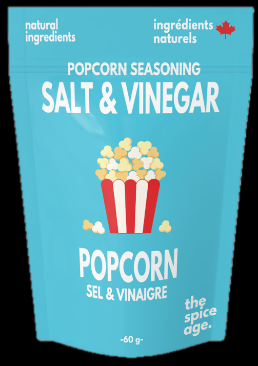 The Spice Age Salt and Vinegar Popcorn Topper
