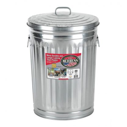 Metal Garbage Can
