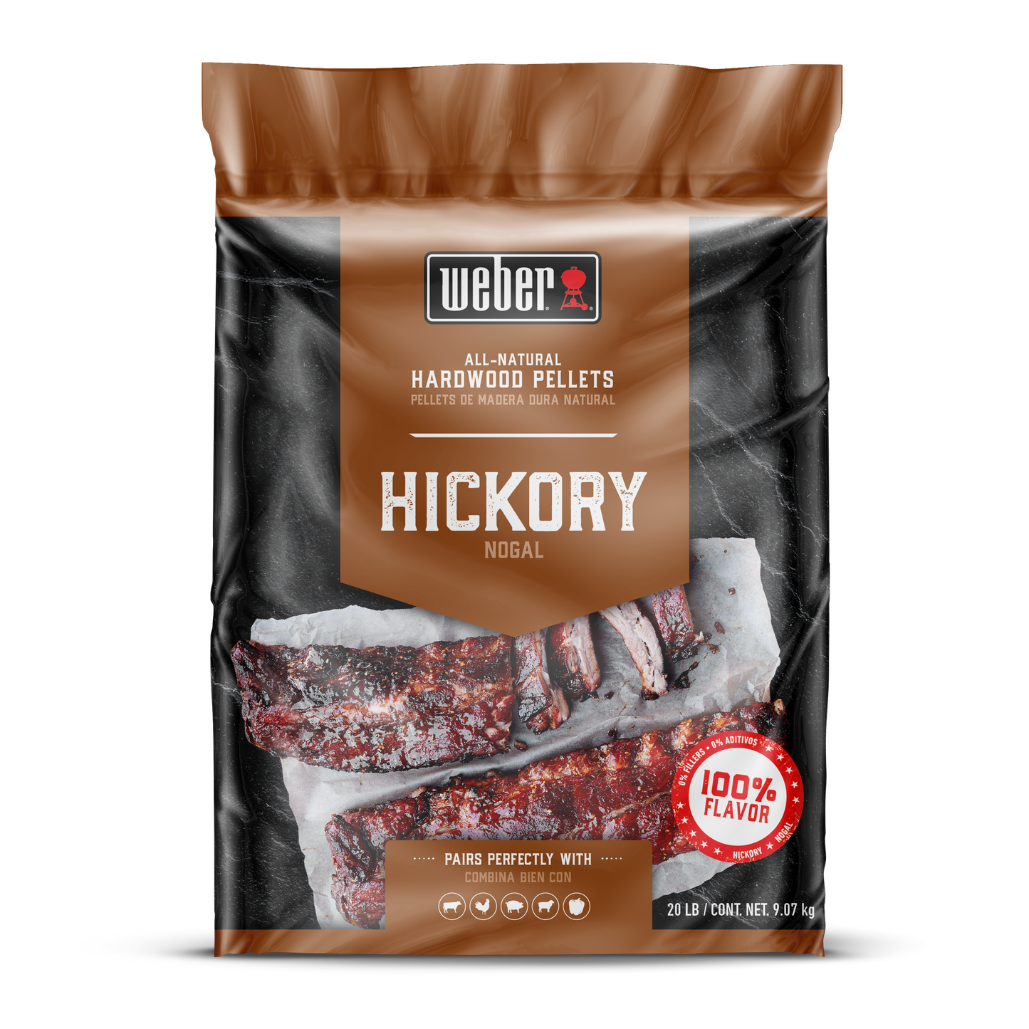 Hickory Hardwood Pellets - 20 lbs