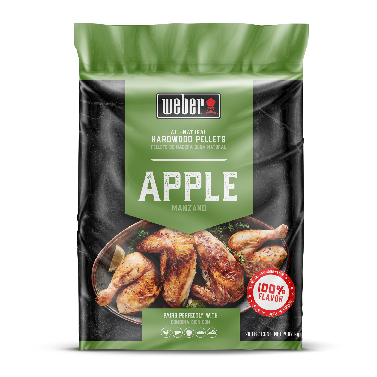 Apple Hardwood Pellets - 20 lbs
