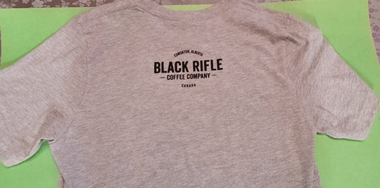 Black Rifle Beaver coffee or die shirt medium