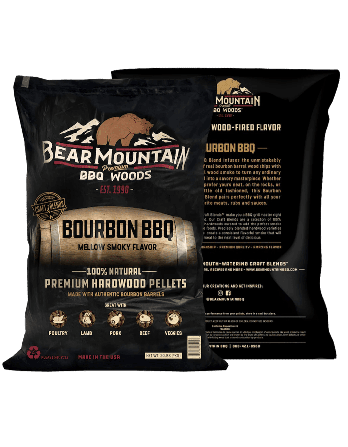 Bear Mountain Bourbon BBQ Pellets - 20 lbs