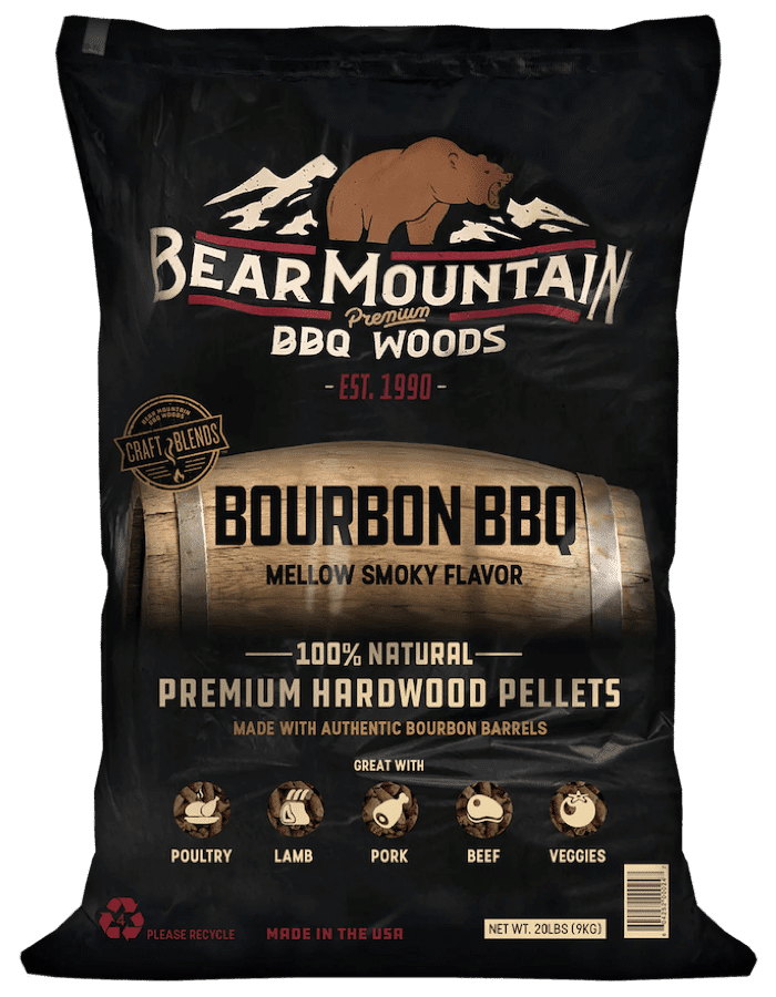Bear Mountain Bourbon BBQ Pellets - 20 lbs