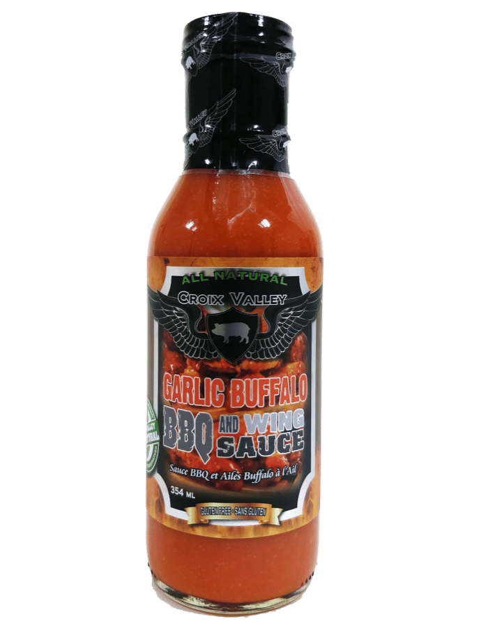 Croix Valley Garlic Buffalo BBQ and Wing Sauce