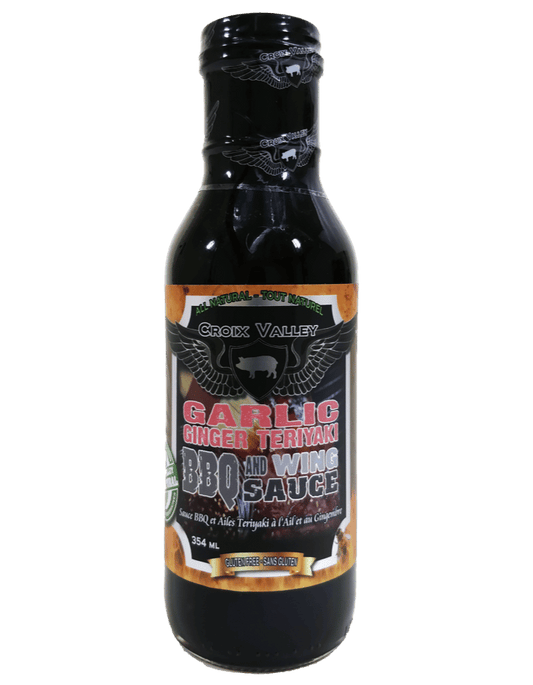 Croix Valley Garlic Ginger Teriyaki BBQ & Wing Sauce