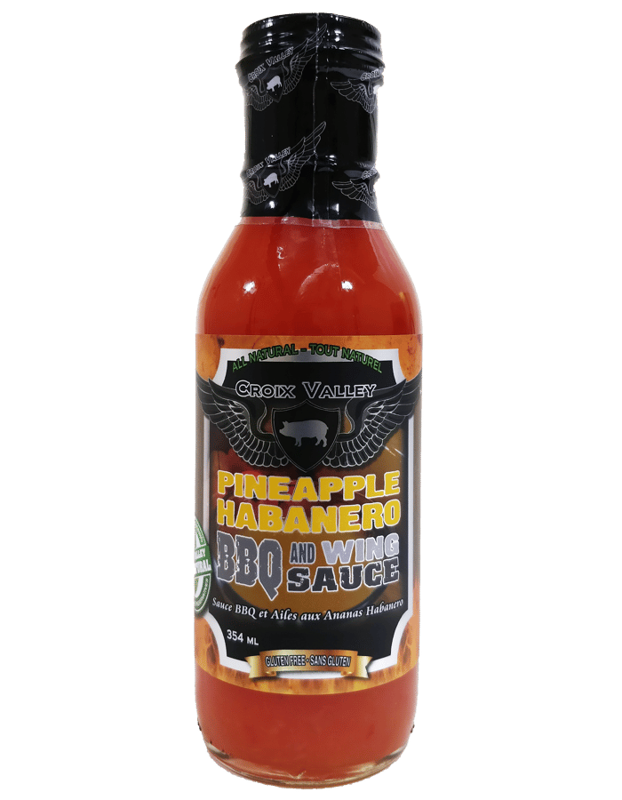 Croix Valley Pineapple Habanero BBQ and Wing Sauce