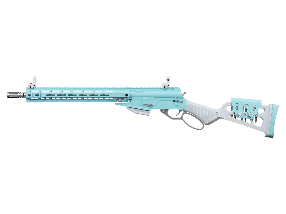 G&G LevAR 15 Inch Gas Powered Lever Action Rifle - Maroon Blue