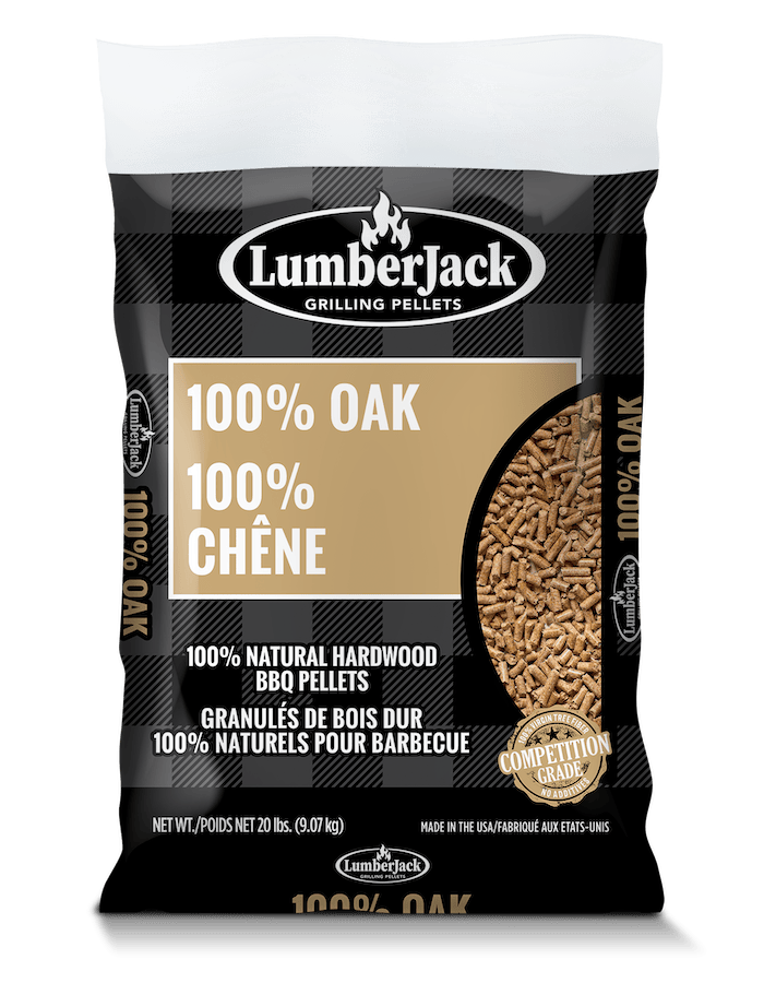 Lumberjack 100% Oak BBQ Pellets - 20 lbs