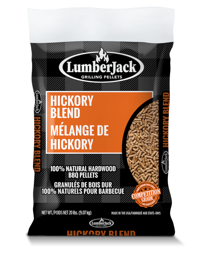 Lumberjack Hickory Blend BBQ Pellets - 20 lbs