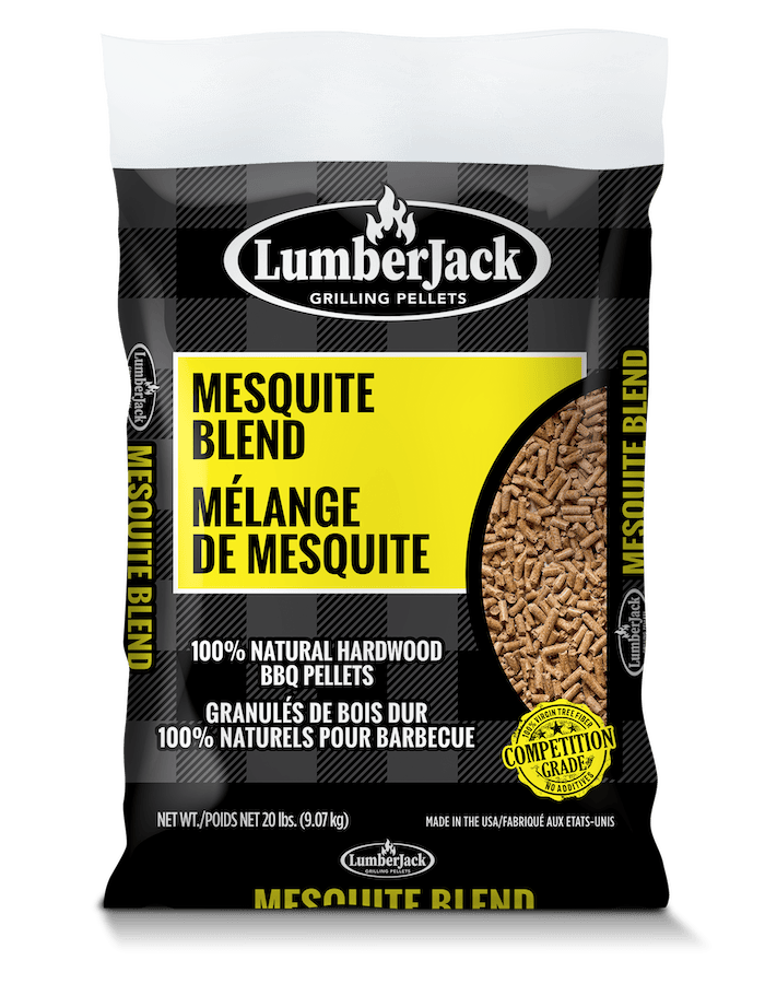 Lumberjack Mesquite Blend BBQ Pellets - 20 lbs