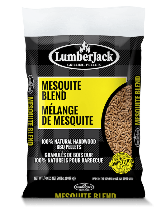 Lumberjack Mesquite Blend BBQ Pellets - 20 lbs