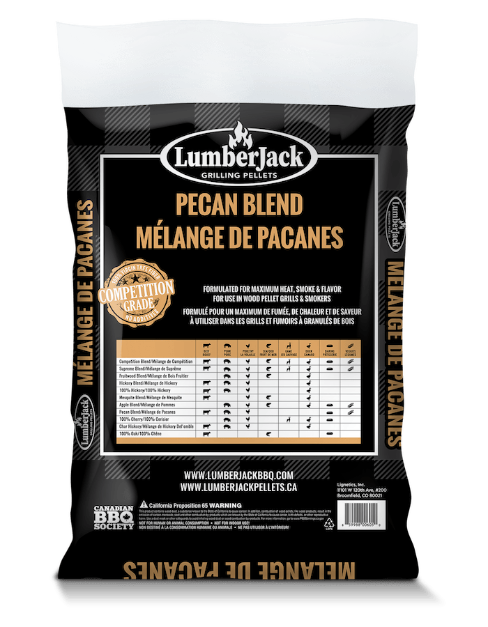 Lumberjack Pecan Blend BBQ Pellets - 20 lbs