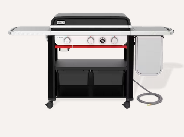 Slate™ 30" Rust-Resistant Griddle with Extendable Side Table