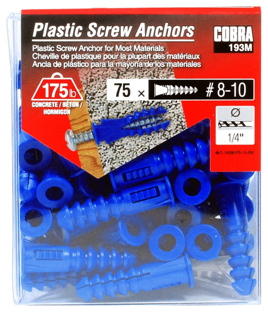 Drywall anchors plastic